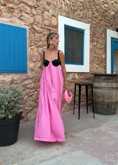 Brisa Maxi Dress Pink