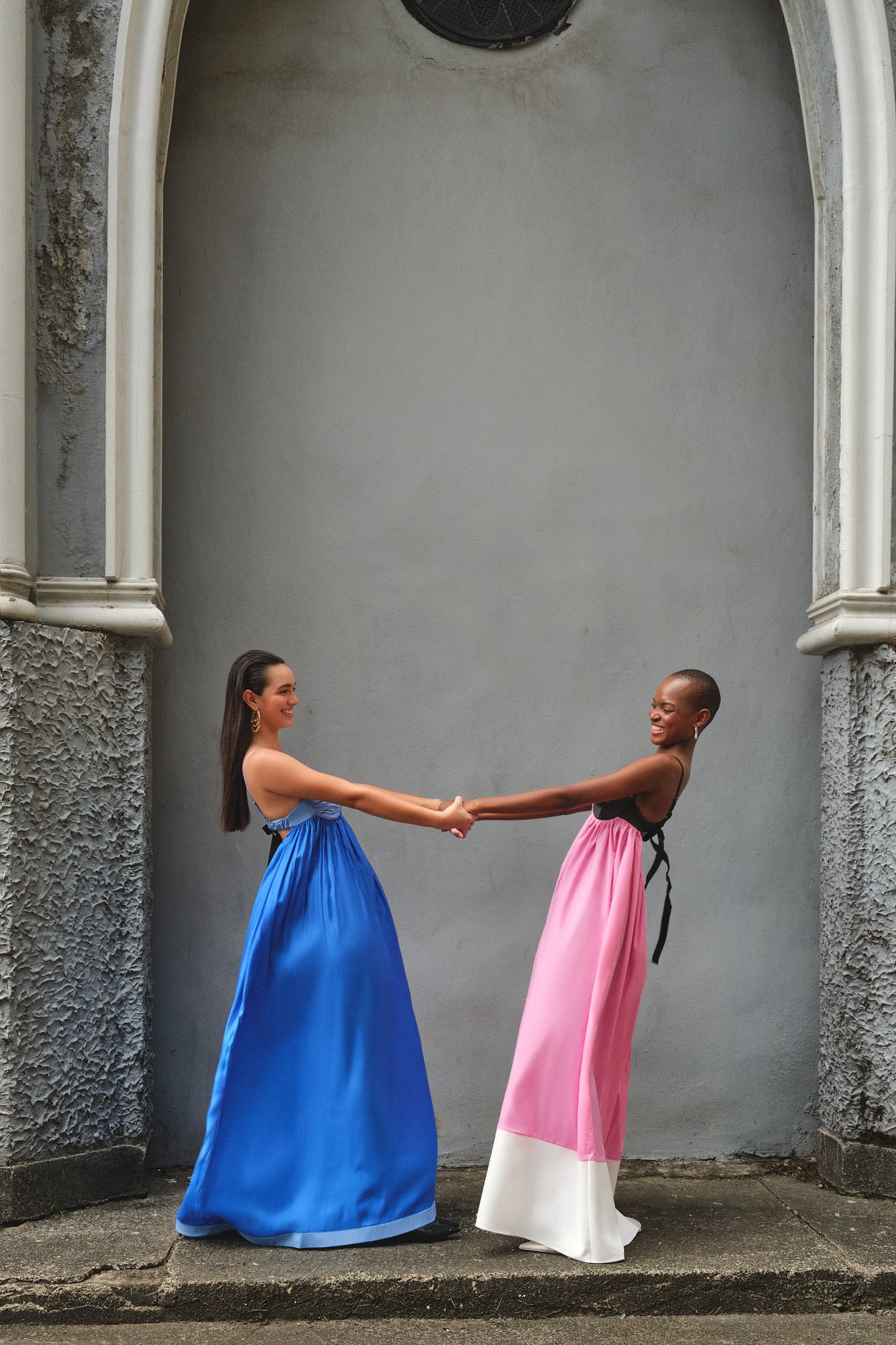 Brisa Bloque Maxi Dress