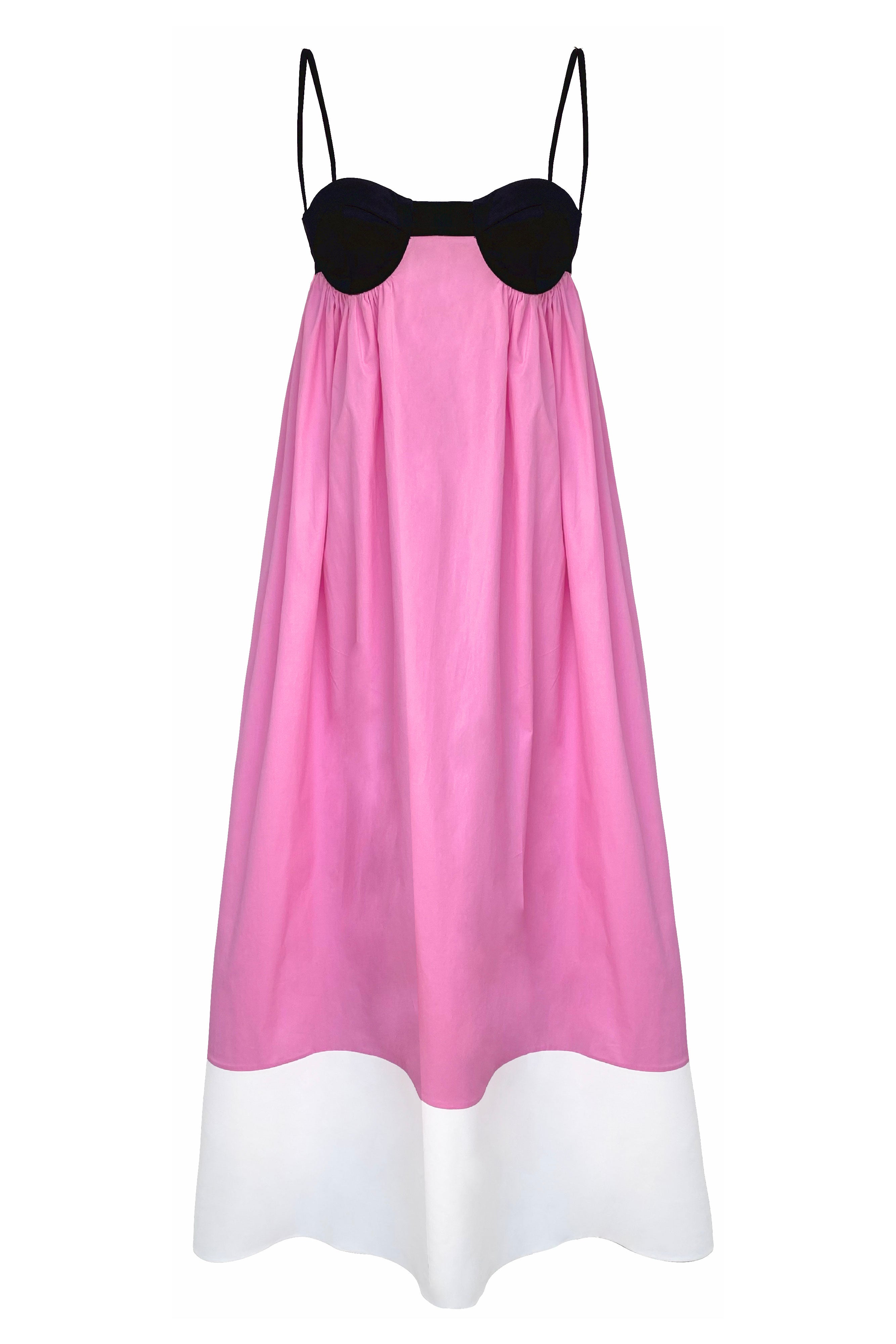 Brisa Bloque Maxi Dress