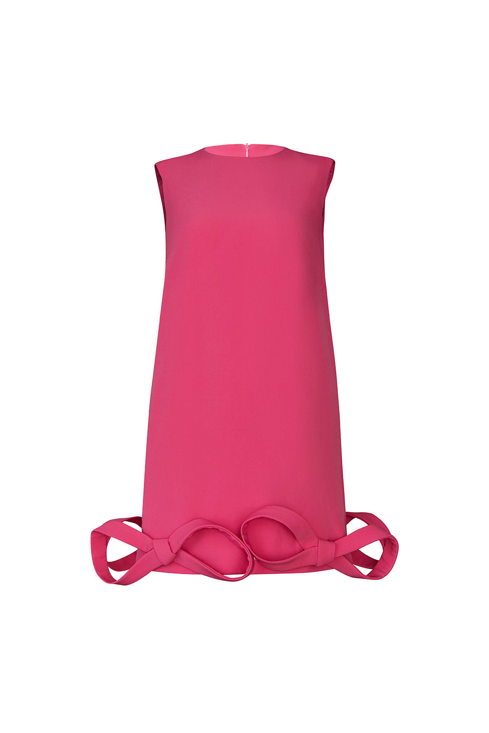 knee length dresses for ladies Aje 'Bubble Hem' Mini in Pink – HONEY HIRE BOUTIQUE