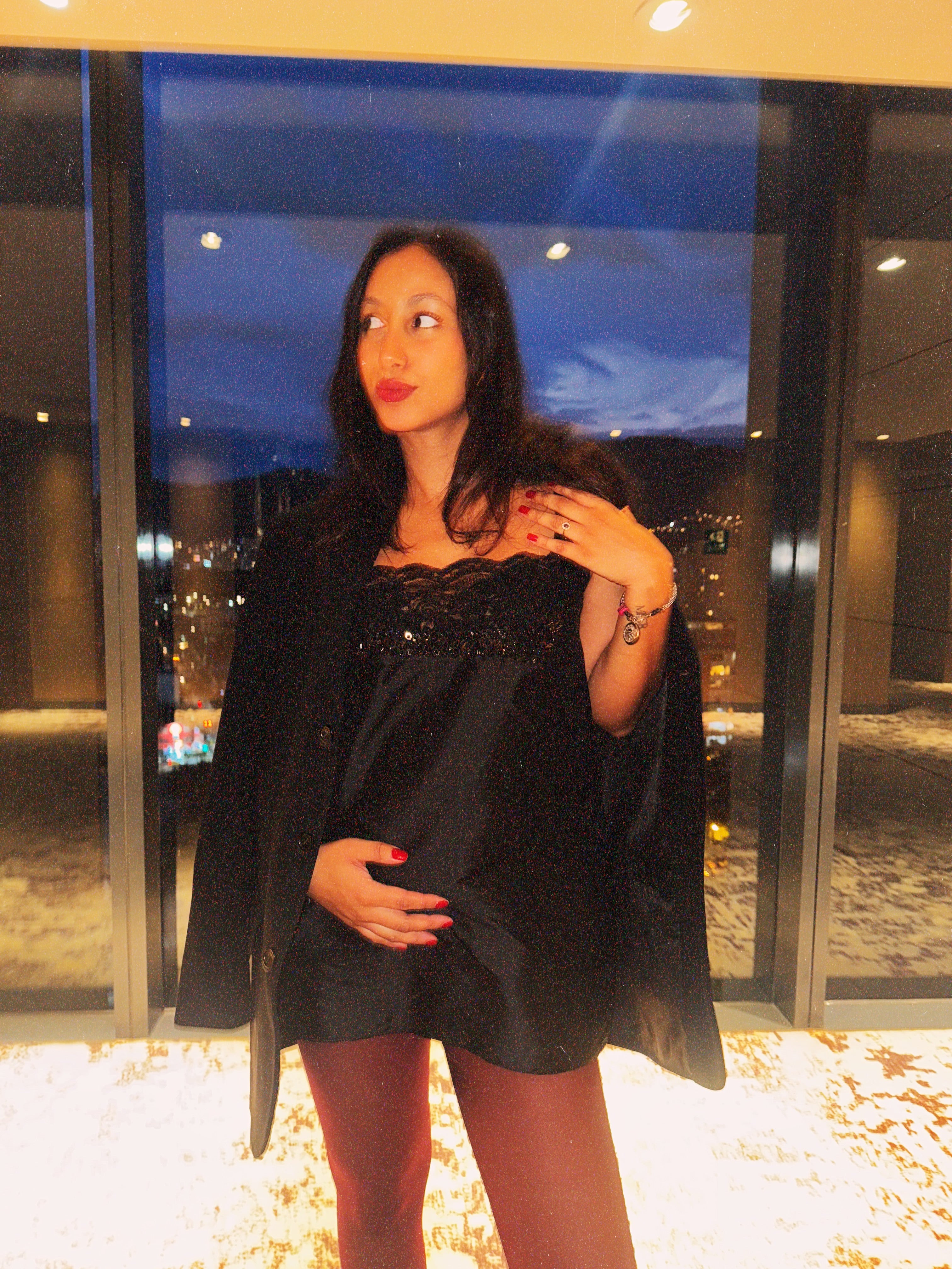 Bubble Pop Electric Mini Dress