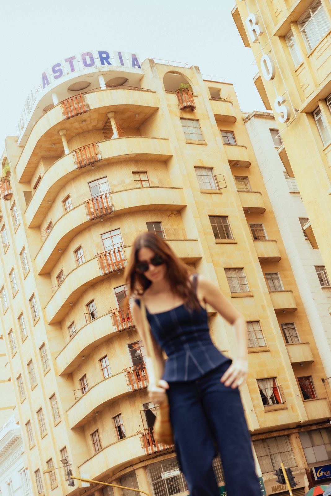 Peplum Corset Denim
