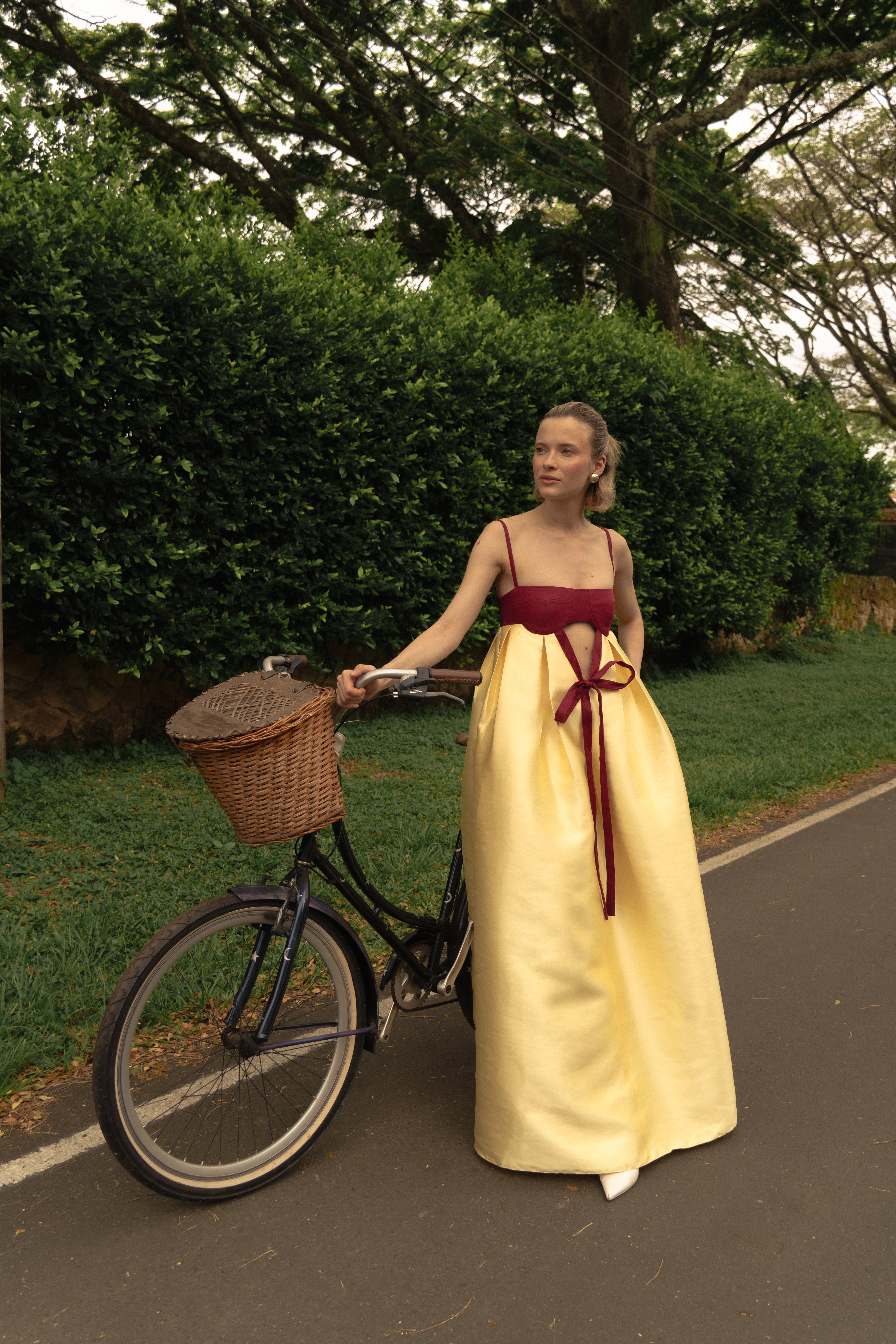 Cerezas con Crema Maxi Dress
