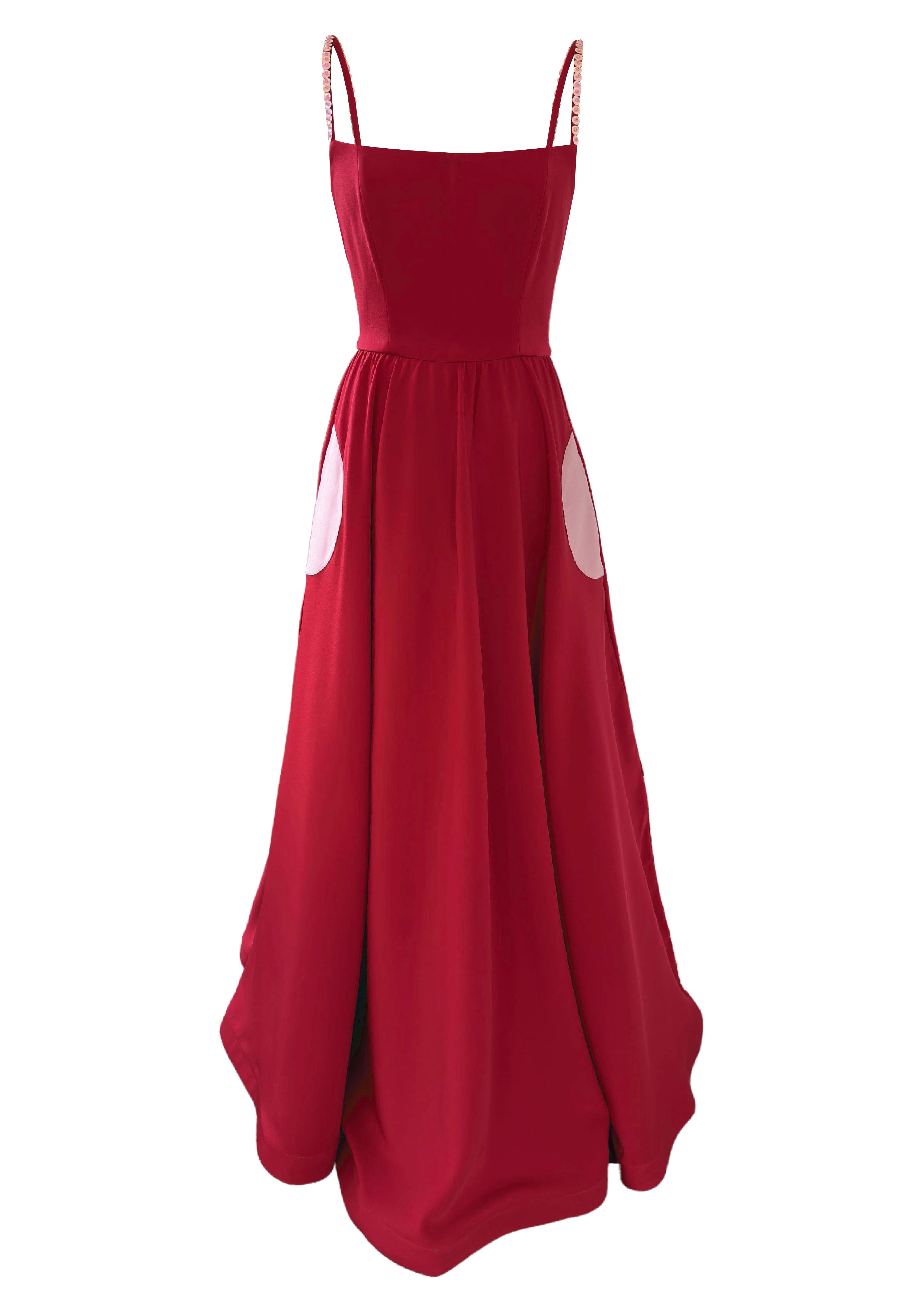 Moon Cherry Maxi Dress