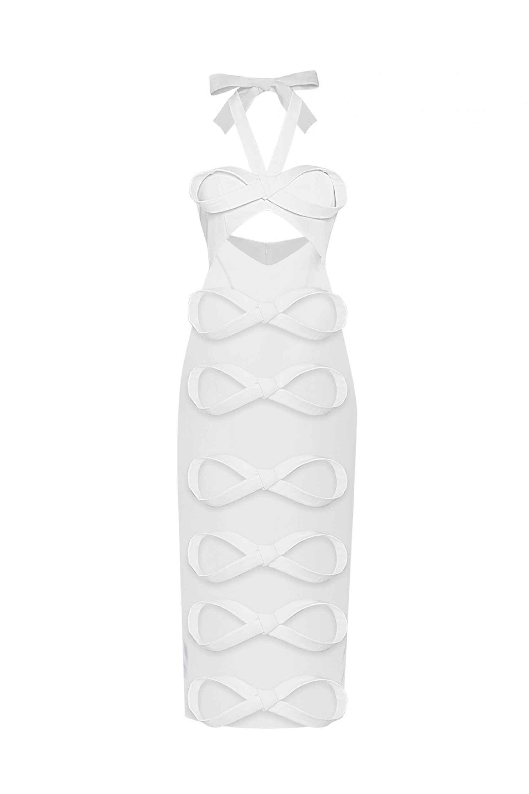 Infinite Ribbon Midi Dress